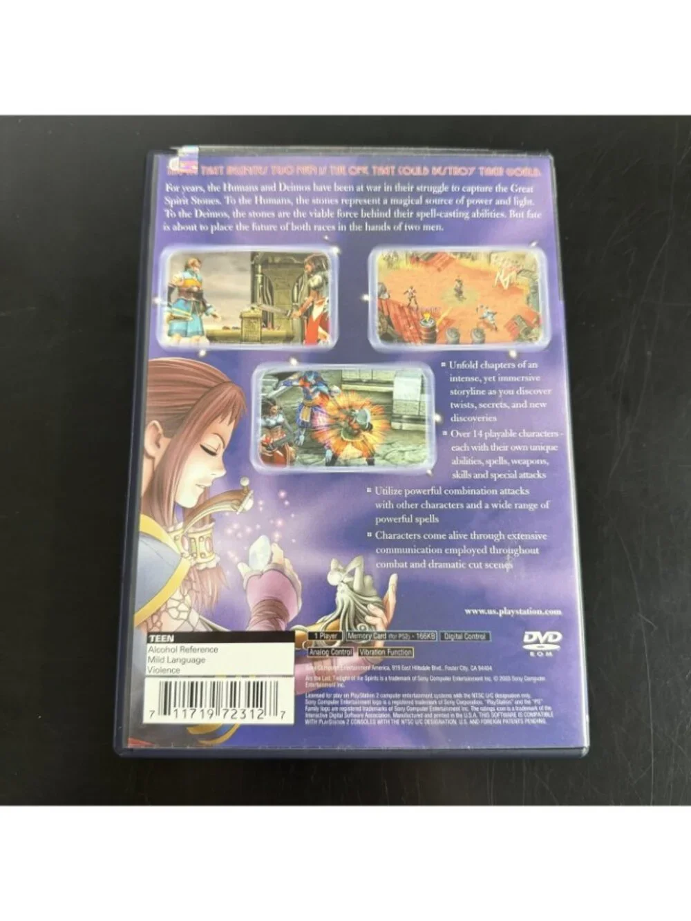 Arc the Lad: Twilight of the Spirits (Sony PlayStation 2, 2003) PS2 CIB Tested - Picture 2 of 3